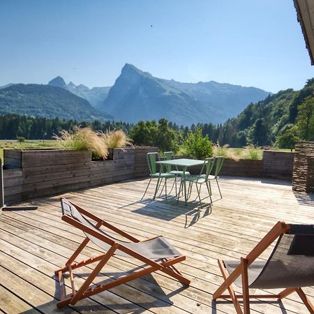 Duplex 2 Chambres Avec Grande Terrasse, Animaux Acceptes, A Samoens - Fr-1-642-77 Eksteriør bilde