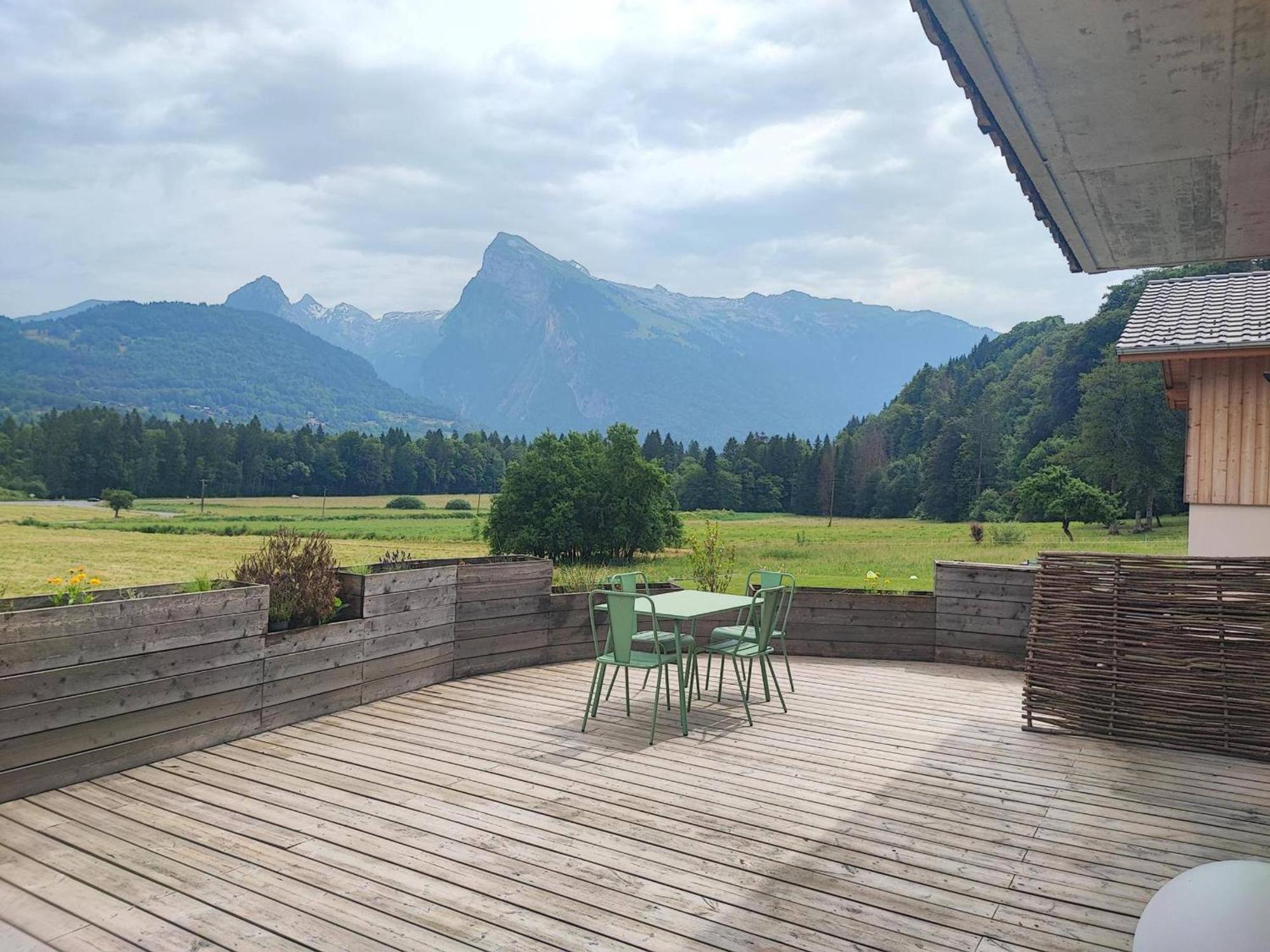 Duplex 2 Chambres Avec Grande Terrasse, Animaux Acceptes, A Samoens - Fr-1-642-77 Eksteriør bilde
