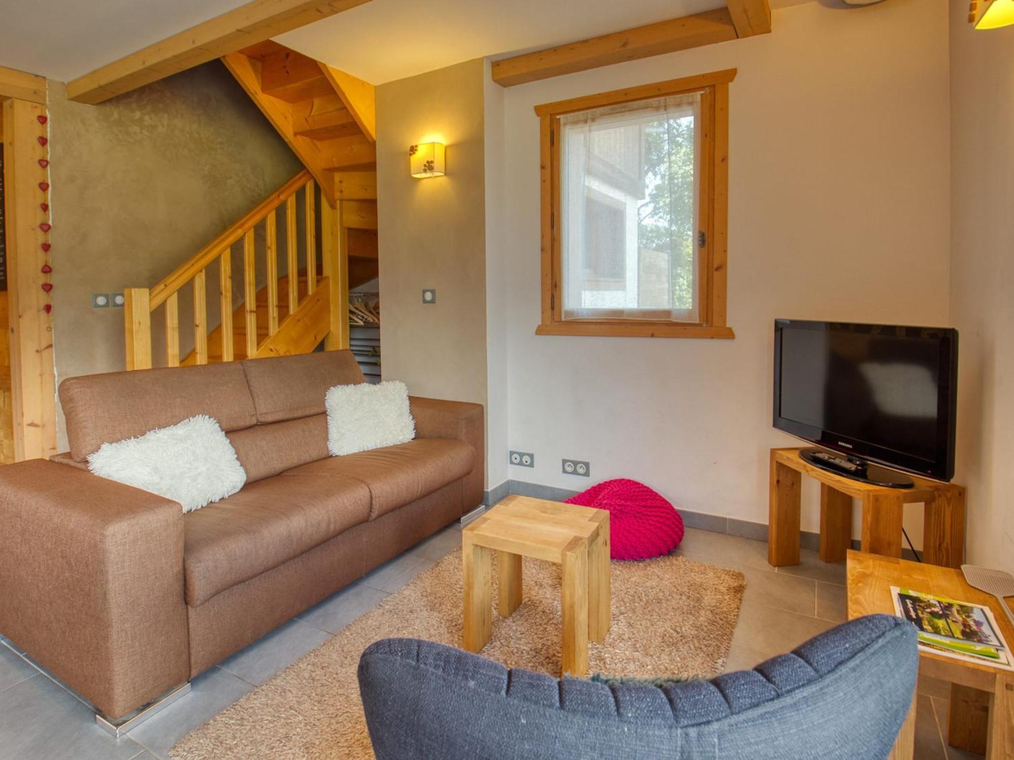 Duplex 2 Chambres Avec Grande Terrasse, Animaux Acceptes, A Samoens - Fr-1-642-77 Eksteriør bilde