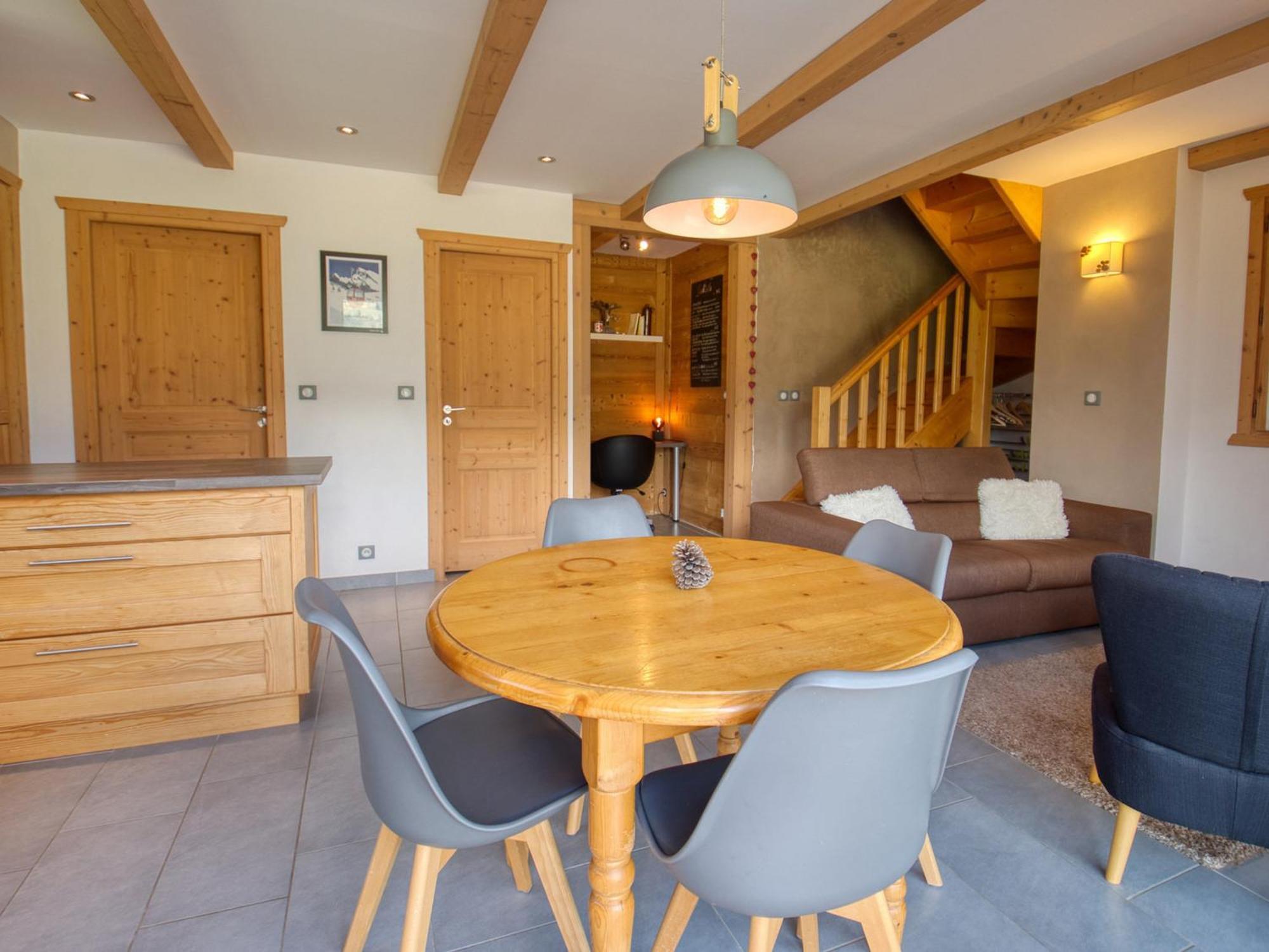 Duplex 2 Chambres Avec Grande Terrasse, Animaux Acceptes, A Samoens - Fr-1-642-77 Eksteriør bilde