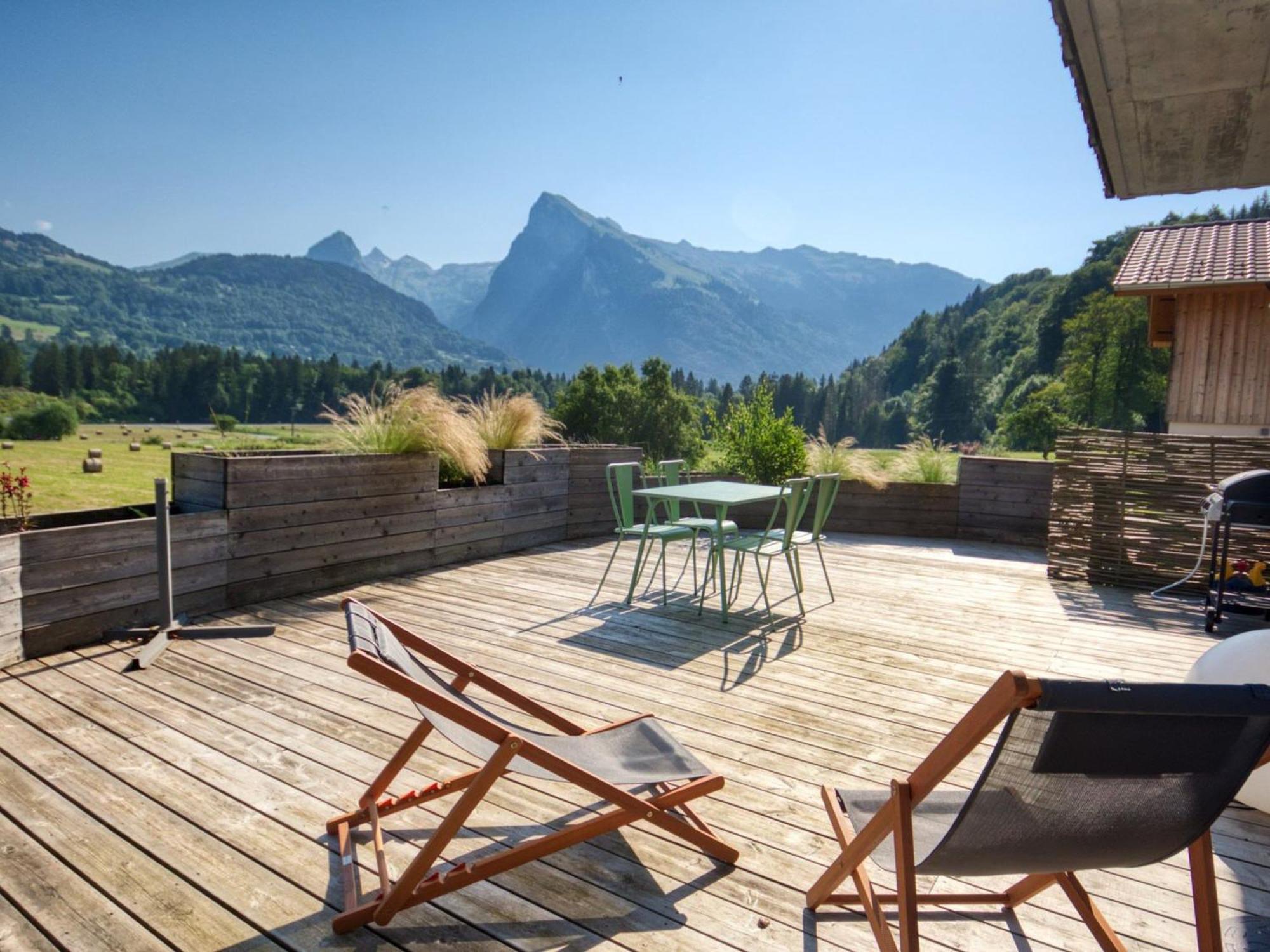 Duplex 2 Chambres Avec Grande Terrasse, Animaux Acceptes, A Samoens - Fr-1-642-77 Eksteriør bilde